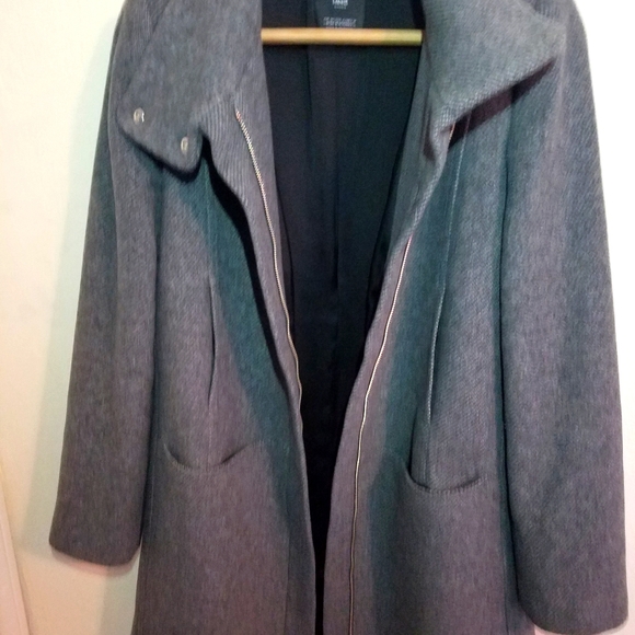 Mango Funnel Neck Wool Coat - Picture 5 of 5